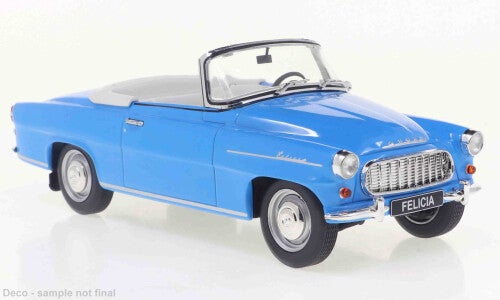 White Box Skoda Felicia (1959) Cabrio hellblau 124228 1:24