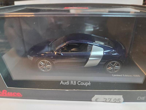 Schuco Audi R8 estorilblau metallic 1:43