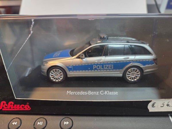 Schuco Mercedes C-Klasse T-Modell POLIZEI 1:43