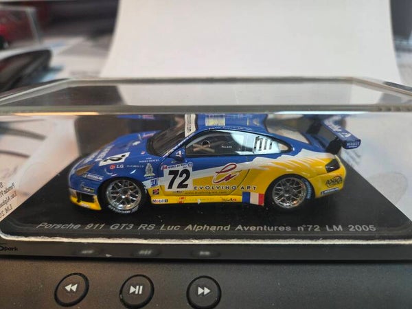 Spark Porsche 911 GT3 RS Luc Alphand # 72 24h Le Mans 2005 1:43