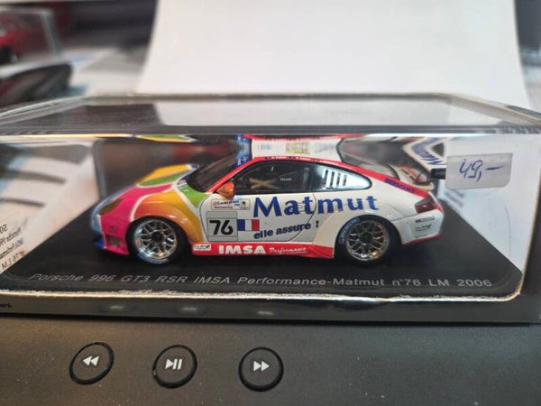Spark Porsche 911 GT3 RSR IMSA Performance Matmut # 76 24h Le Mans 2006 1:43