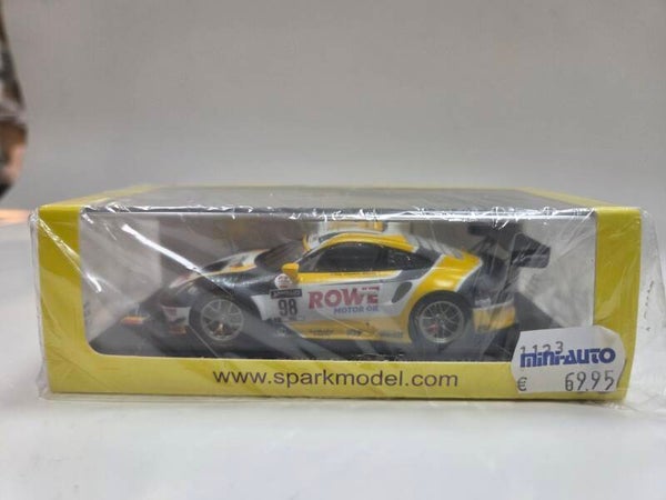 Spark Porsche 911 GT3 R ROWE Sieger 24h Spa 2020 Vanthoor / Tandy / Bamber 1:43en Voorde 1:43