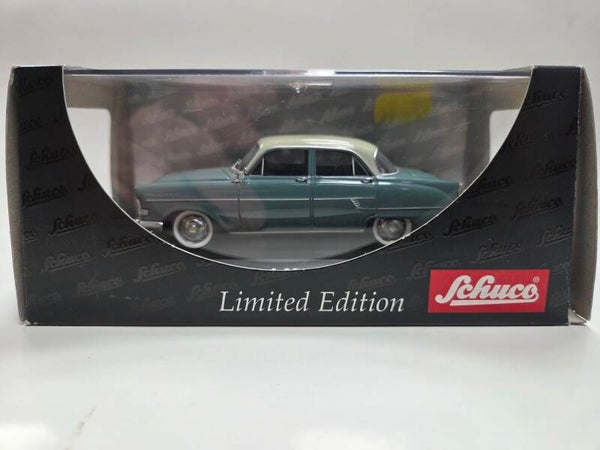 Schuco Opel Kapitän 1956 grau / blau 1:43
