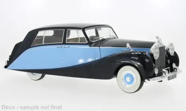 MCG Rolls Royce Silver Wraith Empress by Hooper (1956) schwarz/hellblau 18051 1:18