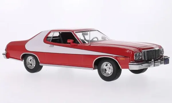 MCG Ford Gran Torino (1975) rot/weiss 181005 1:18
