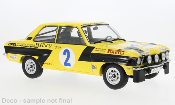 MCG Opel Ascona A Rally Acropolis 1975 # 2 W.Röhrl/C.Geistdörfer 18344R 1:18