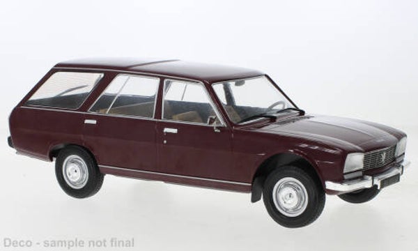 MCG Peugeot 504 Break 1976 dunkelrot 1:18