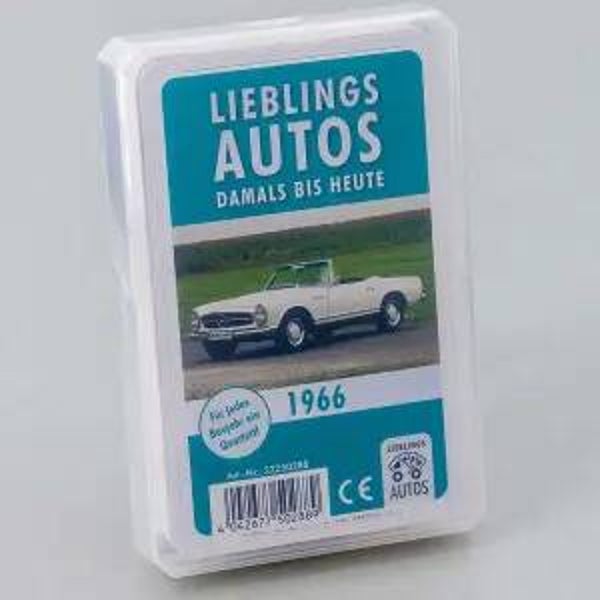 Auto Quartett "Lieblingsautos 1966"