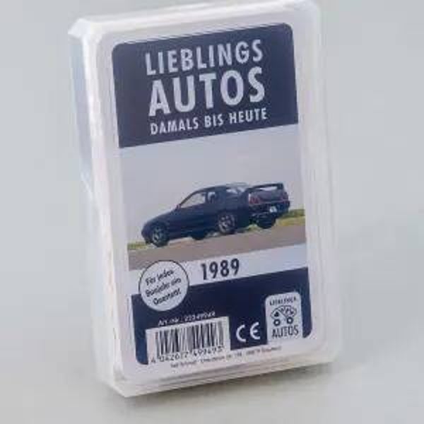 Auto Quartett "Lieblingsautos 1989"