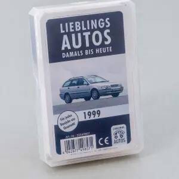 Auto Quartett "Lieblingsautos 1999"