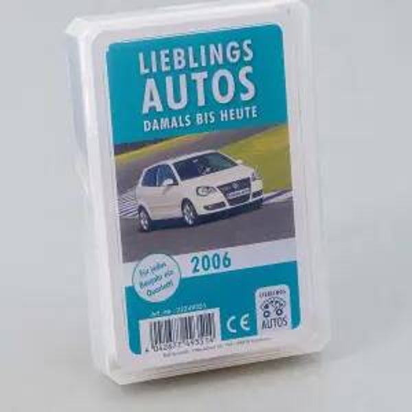 Auto Quartett "Lieblingsautos 2006"