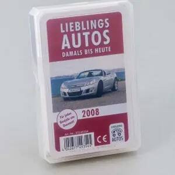 Auto Quartett "Lieblingsautos 2008"