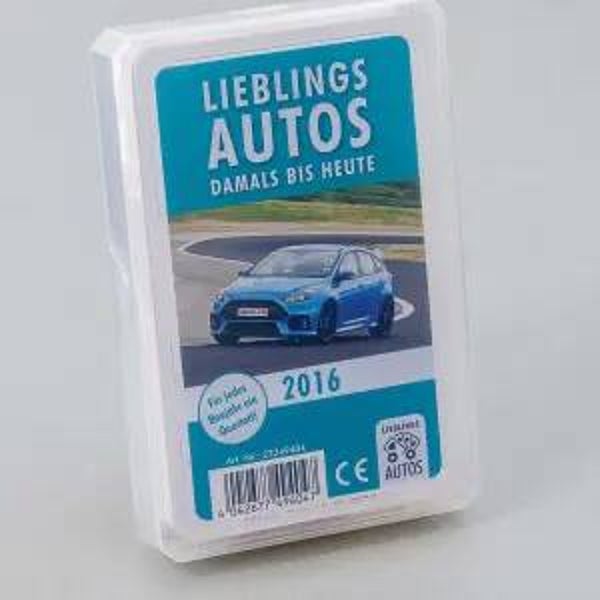 Auto Quartett "Lieblingsautos 2016"