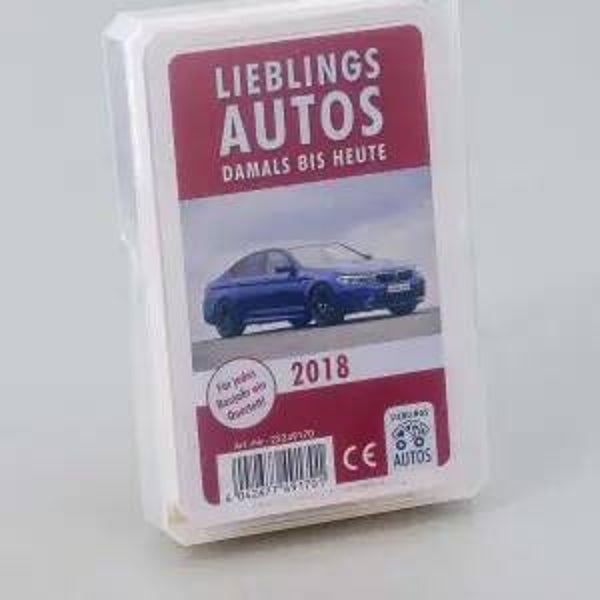 Auto Quartett "Lieblingsautos 2018"