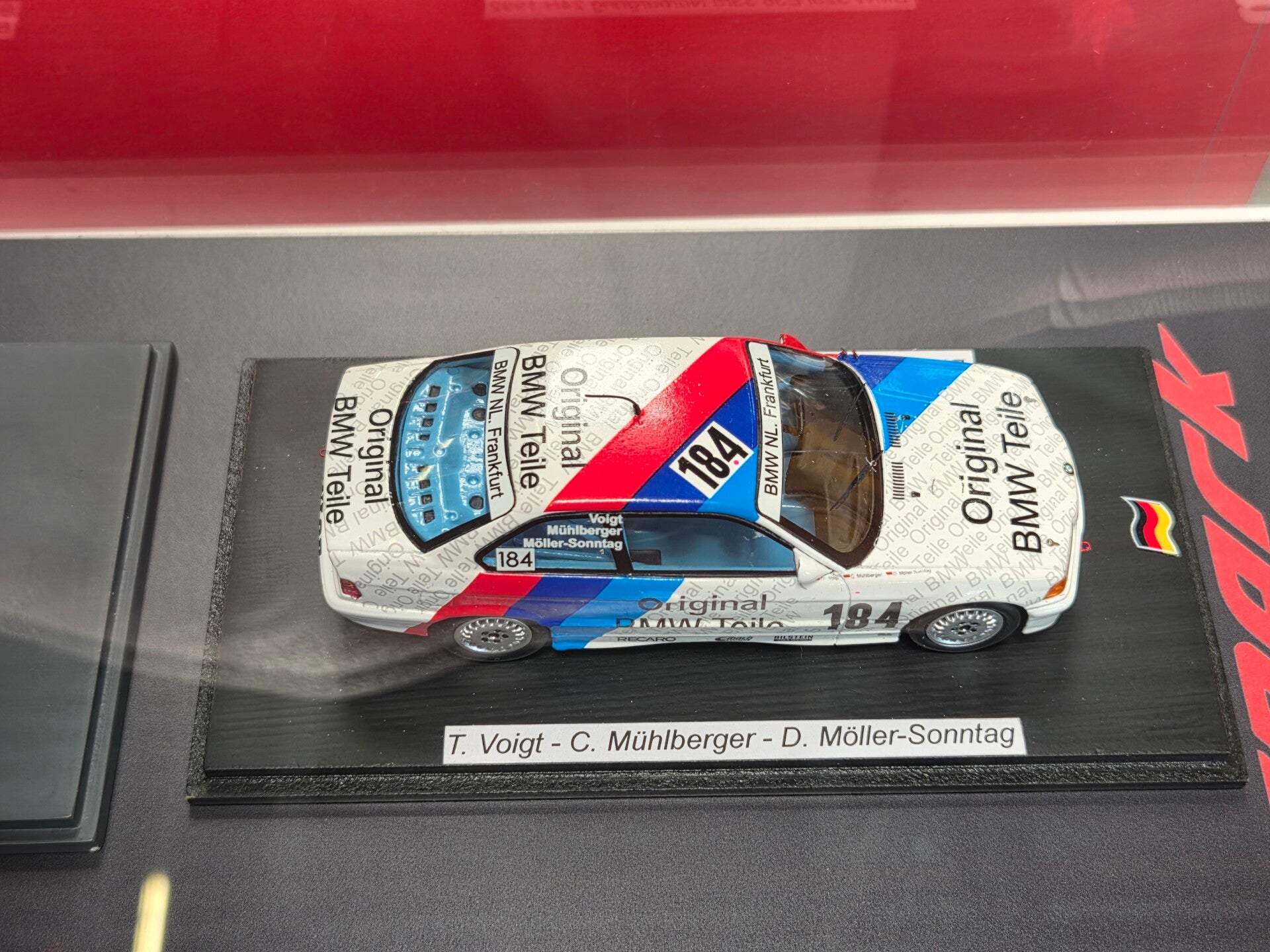 Spark BMW 325i E36 Coupe Auto Budde / Original BMW Teile 33. Platz 24h Nürburgring 1992 Thomas Voigt * Carl Mühlberger * Dierk Möller-Sonntag SG1039 1:43