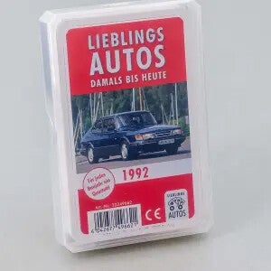 Auto Quartett "Lieblingsautos 1992"