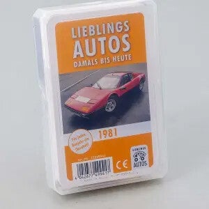 Auto Quartett "Lieblingsautos 1981"
