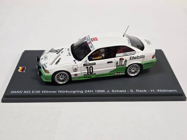Spark BMW M3 E36 Eifelblitz Sieger 24h Nürburgring 1996 1:43 43NUR1996