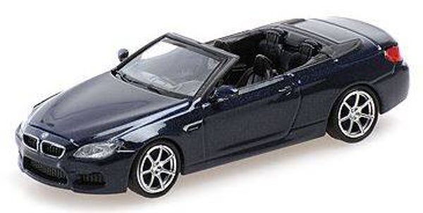 Minichamps 87 BMW M6 Cabrio 2015 blau metallic 1:87