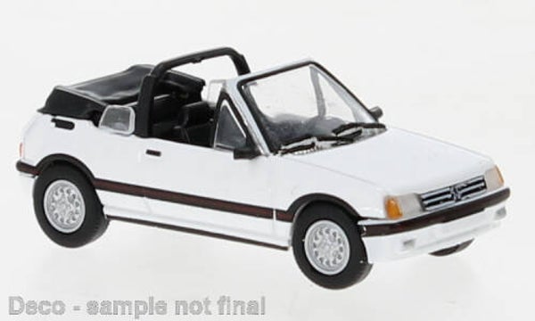 PCX 87 Peugeot 205 Cabriolet 1986 weiß 1:87 870501