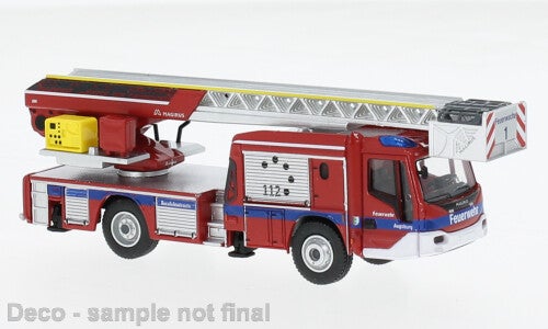 PCX 87 Magirus M32L-AS Drehleiter niedrige Bauart Feuerwehr Augsburg 2021 871077 1:87