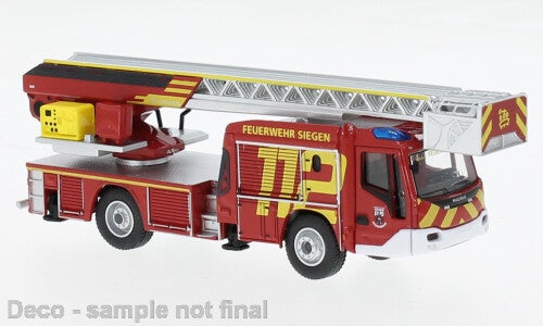 PCX 87 Magirus M32L-AS Drehleiter niedrige Bauart Feuerwehr Siegen 2021 871080 1:87