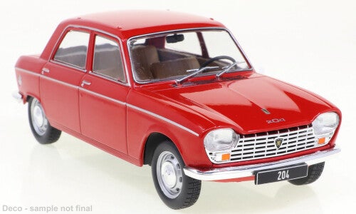 White Box Peugeot 204 (1968) rot 1:24