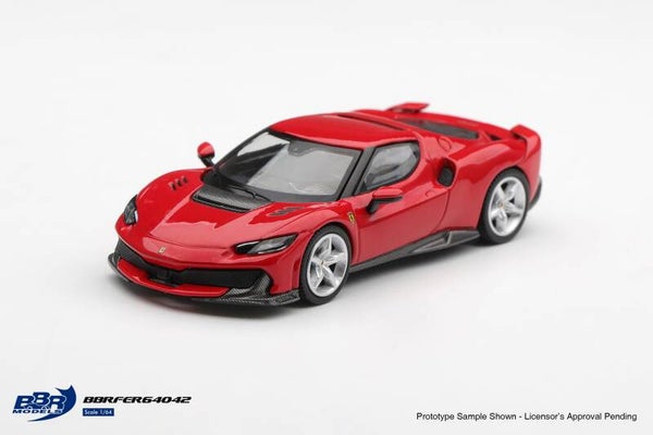 Mini GT Ferrari 296 Speciale Rosso Corsa 2024 BBRFER64042 1:64