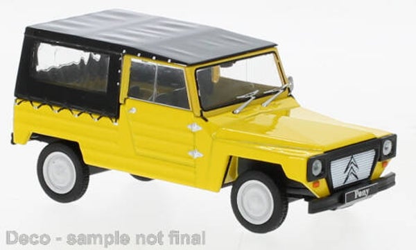 IXO Citroen Namco Pony 1975 gelb 1:43