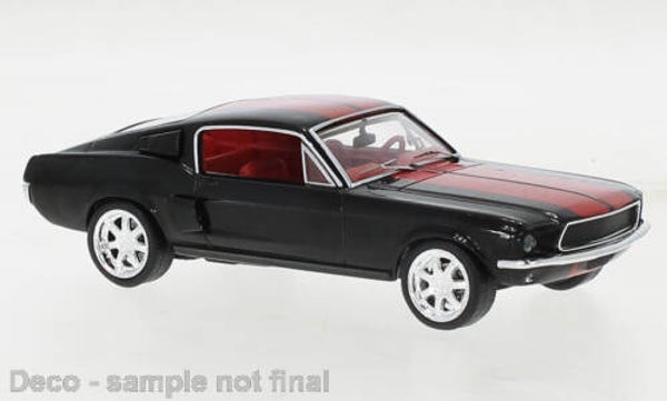 IXO Ford Mustang Fastback 1967 schwarz/rot 1:43