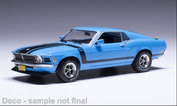 IXO Ford Mustang Boss 302 (1970) blau CLC569 1:43