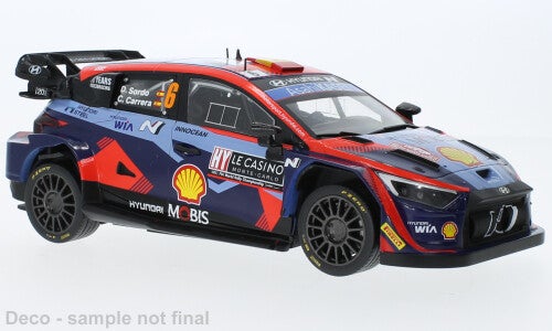 IXO Hyundai i20 N # 6 WRC1 Rally Monte Carlo 2023 D.Sordo/C.Carrera IXO18RMC153B 1:18