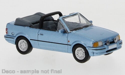 PCX87 Ford Escort IV Cabriolet 1986 hellblau metallic 1:87 870158