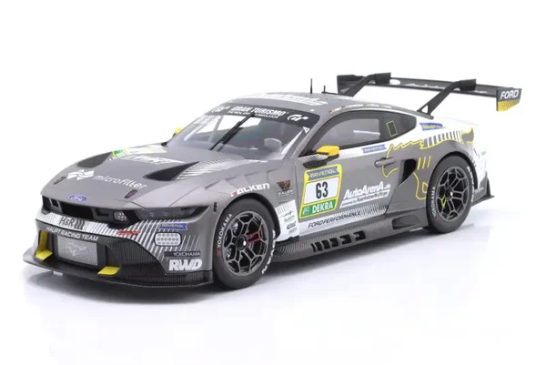 IXO Ford Mustang GT3 HRT # 63 24h Rennen Nürburgring 2025 Hubert Haupt * Patrick Assenheimer * Vincent Kolb * Dirk Müller 24H-25-1863 1:18