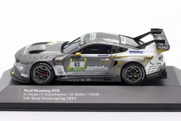 IXO Ford Mustang GT3 Team HRT # 63 24h Nürburgring 2025 H. Haupt * P. Assenheimer * D. Müller ‚ V. Kolb 24H-25-4363 1:43
