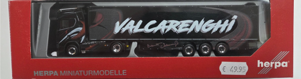 Herpa Scania CS 20 HD Kofferauflieger VALCARENGHI 1:87 # 310758