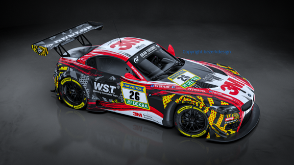 Spark BMW Z4 GT3 Team Saugmotoren Motorsport 24h Nürburgring 2026 1:43 Testmodell MAB054