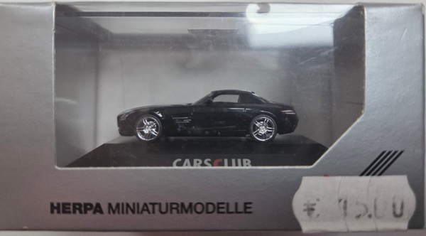 Herpa PC Mercedes SLS AMG "CarsClub Sondermodell 2010" 1:87
