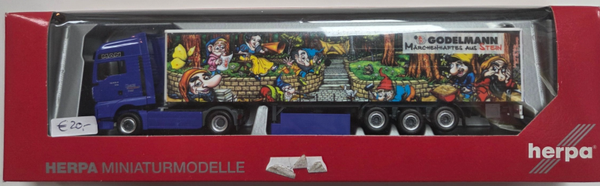 Herpa MAN TGA XXL Sattelzug Godelmann 1:87 # 157681