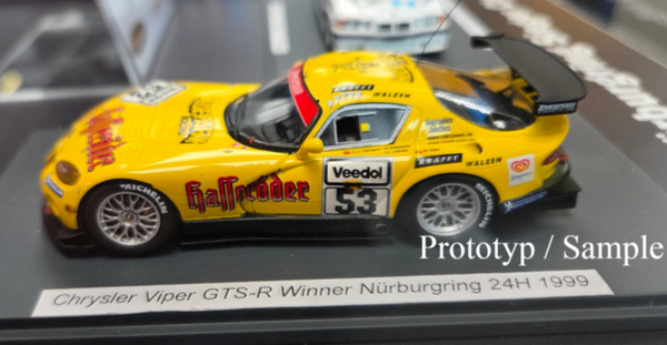 Spark Chrysler Viper GTS-R Zakspeed Racing Hasseröder Sieger 24h Nürburgring 1999 Hans Jürgen Tiemann * Peter Zakowski * Klaus Ludwig * Marc Duez 43NUR1999 1:43