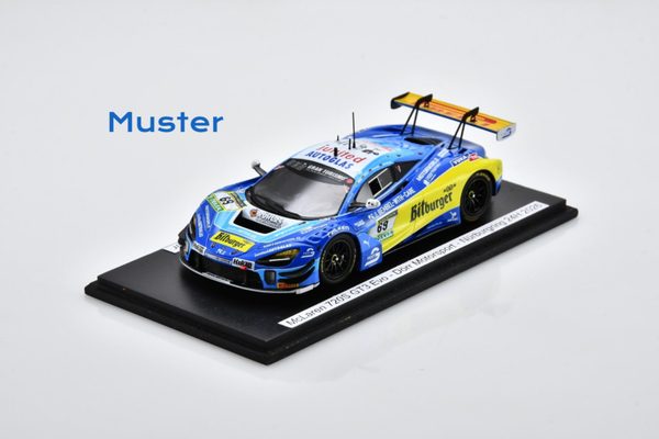 Spark McLaren 720S-GT3 Dörr Motorsport 24h Nürburgring 2026 1:43 MAB055