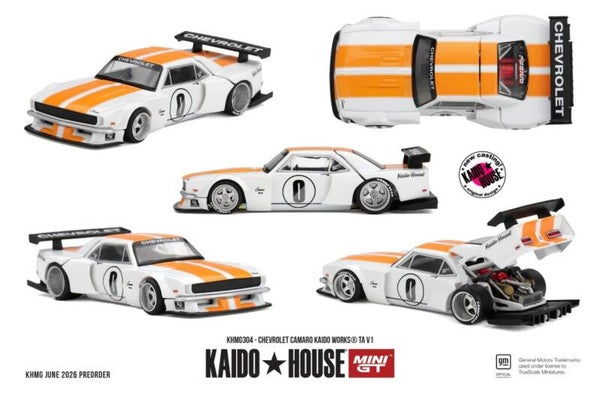 Mini GT Chevrolet Camaro Kaido Works TA V1 1979 KHMG304 1:64