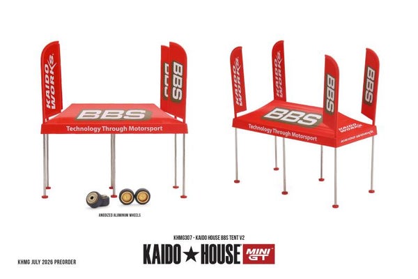 Mini GT Kaido House Zelt „BBS“ V2 2026 KHMG307 1:64
