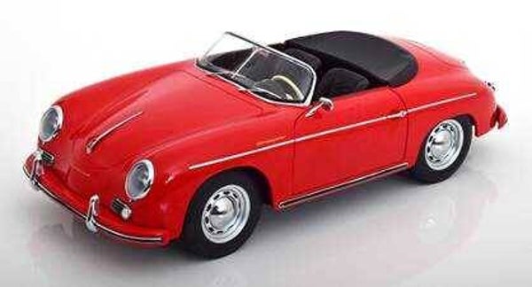 KK Scale Porsche 356 A Speedster 1955 rot mit zu öffnenden Türen 1:12
