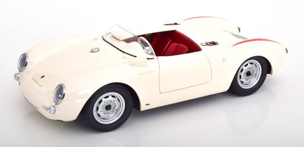 KK Scale Porsche 550A Spyder 1953-1957 weiß/rot 1:12