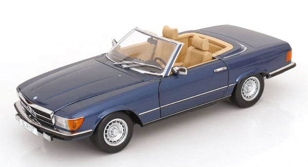 KK Scale Mercedes 450 SL R107 EU-Version (1985) blaumetallic KKDC120183 1:12