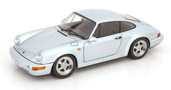 KK Scale Porsche 911 (964) RS 1992 mit Speedline-Felgen polarsilber KKDC120245S 1:12