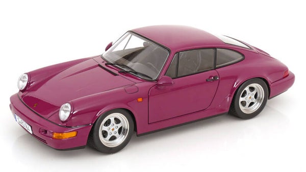 KK Scale Porsche 911 (964) RS 1992 mit Speedline-Felgen rubinrot KKDC120246S 1:12