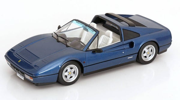 KK Scale Ferrari 328 GTS (1985) blaumetallic mit abnehmbarem Hardtop KKDC180553 1:18