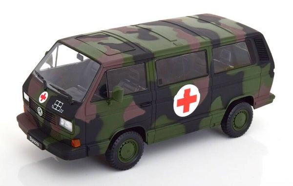 KK Scale VW T3 Bus Bundeswehr Ambulanz 1987 1:18